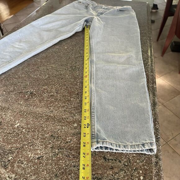 Vintage LEVIS 550 Baggy Women’s Dad Jeans‎ 24 Faded Creased USA Y2K size small - Picture 11 of 16